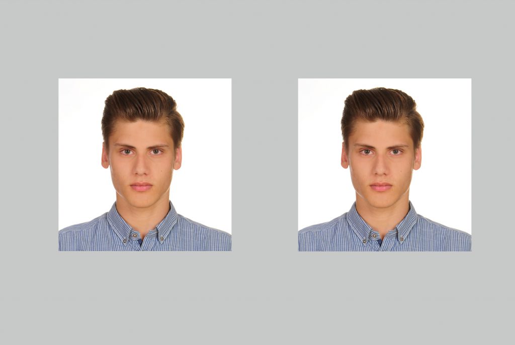 Passbilder PortraitsRahmenPassepartouts